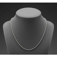 Top Model Gümüş Zincir Kolye