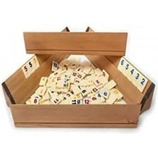 Liora Ağaç Okey Takımı Orta Boy Kaliteli Okey Oyun Takımı Sedef