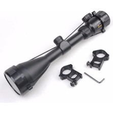 Aesco 3-9X56EG  Dürbünü Çift Işık Kırmızı,yeşil Kaynaklı Zoomlu ( Lisinya )