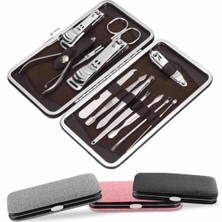 Aesco Tırnak Bakımı Tırnak Makası Profesyonel 12 Parça El Ayak Manikür Pedikür Seti - Lisinya