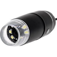Aesco -1600X USB Dijital Mikroskop Kamera Endoskop 8led Büyüteç Metal Standı ( Lisinya )