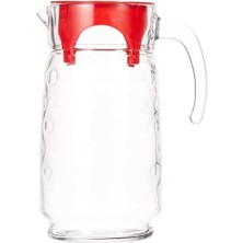 Liora Rings Kapaklı Sürahi Kırmızı