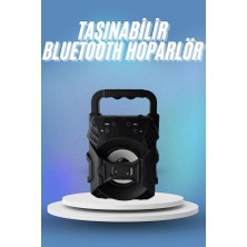 Aesco Bluetooth Hoparlör Android ve Ios Uyumlu Ses Bombası USB Girişli Taşınabilir - Lisinya