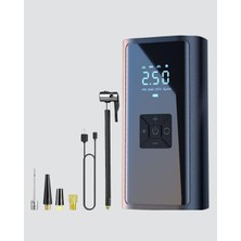 Aesco Kablosuz Dijital Lastik Şişirme Pompası LED Işıklı 80W - Lisinya