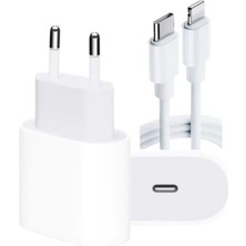 Aesco Yeni Nesil 35W Usb-C Duvar Şarj Adaptörü Kablo Hediyeli - Lisinya