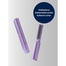 Aesco Taşınabilir Saç Düzleştirici Tarak – Ayarlanabilir Isı Kontrollü - Lisinya