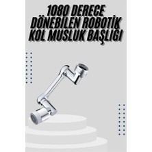 Aesco Mutfak Musluk Başlığı 1080 Derece Dönebilir Oynar Başlıklı Musluk Aparatı - Lisinya