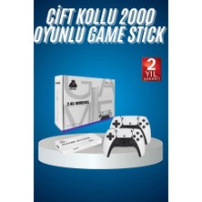 Aesco 2.4 Ghz Oyun Konsolu Çift Konsol 4K Ultra Hd Game Stick - Lisinya