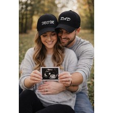 SF Collection Mom & Dad Baskılı Basic 2’li Çift Kombin Şapka