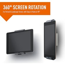 Liora 893323 Duvar Montajlı Tablet Tutucu, Gümüş/