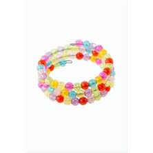Zero Land Matrixzn Renkli Helezon Boncuk Çocuk Bileklik - Ebruli