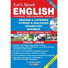 Velora Let's Speak English-Özel Basım: Reading - Listening Stories - Dialogues Vocabulary - Grammar Ingilizce Geliştirme Seti