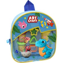 Sayıcı Kids Mavi Sırt Çantalı Hamur Seti | Sağlık Testli Güvenli Oyun Hamuru | 3 Yaş+ Taşınabilir Oyun