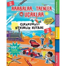 Velora Çıkartmalı Etkinlik Kitabı 2 - Arabalar, Trenler ve Uçaklar