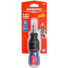 Velora WP221071 6-In-1 Profesyonel Cr-V Cırcırlı Manyetik Topaç Tornavida Seti