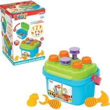 Sayıcı Kids Tamir Bul-Tak Kova Seti + Eğitici Oyuncak + Motor Beceri + 0-3 Yaş Oyuncak