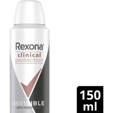 Rexona Kadın Clinical Protection Spray Deodorant Invisible 150 ml
