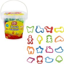 Sayıcı Kids Hamur Kalıpları 16 Parça | Sağlık Testli Güvenli Oyun Aksesuarı | 3 Yaş+ Şekillendirme Seti