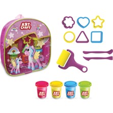 Sayıcı Kids Pembe Sırt Çantalı Hamur Seti | Sağlık Testli Güvenli Oyun Hamuru | 3 Yaş+ Taşınabilir Oyun