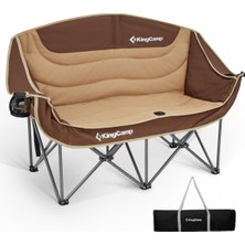 Kingcamp Loveseat Plus Xxl Çift Kişilik Katlanır Kamp Sandalyesi Coffee
