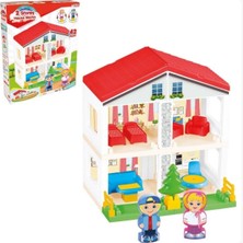 Sayıcı Kids Iki Katlı Ev Bloklar (42 Parça) - Eğitici Oyuncak + 3 Yaş + El Becerisi + Zeka Gelişimi