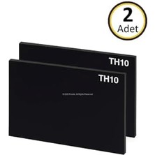 Velora Labor Kaynak Maskesi Camı, TH10, Filtre Camı, Standartlara Uyumlu, Elektrik Kaynağı, Mig, Mag, Tig, Gazaltı ve Argon Kaynakları, Optik Sınıf, Çapak ve Işığa Karşı Koruma (110X80X3 Mm, Adet, 2)