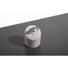 Ölçüsüz Desenli Gümüş Erkek Yüzük