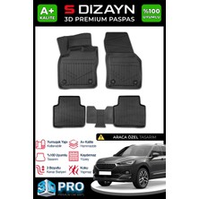 S-Dizayn Seat Tarraco 3D Pro Havuzlu Paspas 2018 Üzeri A+ Kalite 3DS-SDZ044