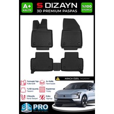S-Dizayn Volvo EX30 3D Pro Havuzlu Paspas 2025 Üzeri A+ Kalite 3DS-SDZ305