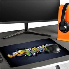 Liora Grafiti Tasarımlı Tasarımlı 40X30 Mousepad - Mouse Pad - Fare Altlığı