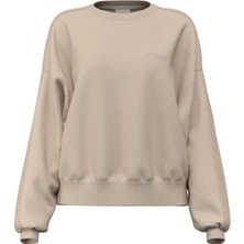Guess Kadın Octavia Aktif Sweatshirt - Bej