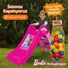 Sayıcı Kids Pembe Ilk Kaydırağım + Havuz Topları