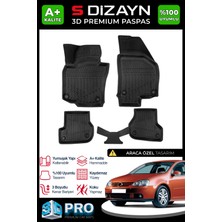 S-Dizayn VW Golf 5 3D Pro Havuzlu Paspas 2004-2008 A+ Kalite