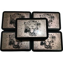 Eds Kaplan (Tiger) Metal Tabaka Kutu - Premium Bronz Kabartmalı