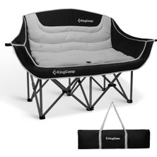 Kingcamp Loveseat Plus Xxl Çift Kişilik Katlanır Kamp Sandalyesi B.grey