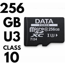 Dataforce 256GB U3 Hafıza Kartı 7/24