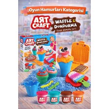 Sayıcı Kids Waffle & Dondurma Hamur Seti 200 gr | Sağlık Testli Güvenli Oyun Hamuru | 3 Yaş+ Eğlenceli Tasarım