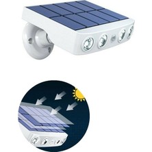 Gümrük Bey LED Güneş Enerjili Hareket Sensörlü Bahçe Duvar Lambası – 7W, Suya Dayanıklı