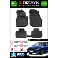 S-Dizayn Bmw 2 Serisi U06 Active Tourer 3D Pro Havuzlu Paspas 2021 Üzeri A+ Kalite 3DS-SDZ264