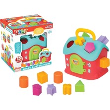 Sayıcı Kids Sepetli Bul-Tak Ev + Eğitici Oyuncak + Motor Beceri + 0-3 Yaş Oyuncak