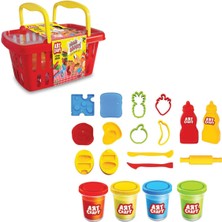 Sayıcı Kids Piknik Sepeti Hamur Seti 224 gr | Sağlık Testli Güvenli Oyun Hamuru | 3 Yaş+ Eğlenceli Set