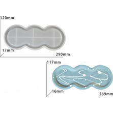 Hobiflex Silikon Kalıp Ithal Üçlü Yuvarlak Muhtelif Altlık Tabak Kalıp Epoksi Reçine Kalıp HB220-0123