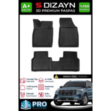 S-Dizayn Ford Explorer 3D Pro Havuzlu Paspas 2025 Üzeri A+ Kalite 3DS-SDZ289