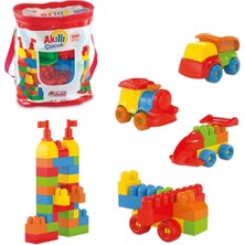 Sayıcı Kids Yapı Blok Büyük Boy Akıllı Çocuk 100 Parça + Özel Kutuda + Kolay Toplanır