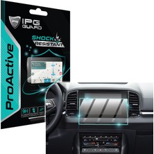 Skoda 2025-2026 Karoq 8" Navigasyon (Düğmesiz Versiyon) Için 9h Nano Ipg Proactive Ekran Koruyucu