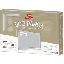 Velora Beyaz 500 Parça Demonte Puzzle Çerçevesi