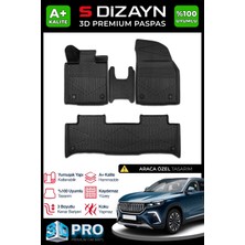 S-Dizayn Togg T10X 3D Pro Havuzlu Paspas 2023 Üzeri A+ Kalite 3DS-SDZ015