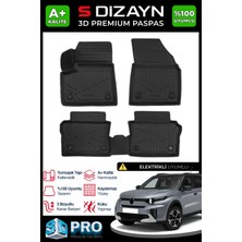 S-Dizayn Citroen C3 Aircross Elektrikli 3D Pro Havuzlu Paspas 2025 Üzeri A+ Kalite 3DS-SDZ375