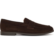 Derimod Erkek Kahverengi Süet Deri Loafer 26SFD790218