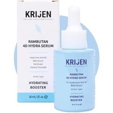 Velora Krijen Rambutan 4d Hydra Yoğun Nemlendirici Serum | Hyaluronic Acid 4d + Beta Glucan